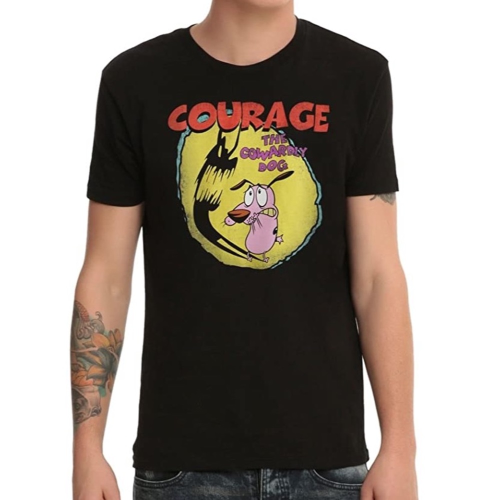COURAGE THE COWARDLY DOG SHADOW T-Shirt